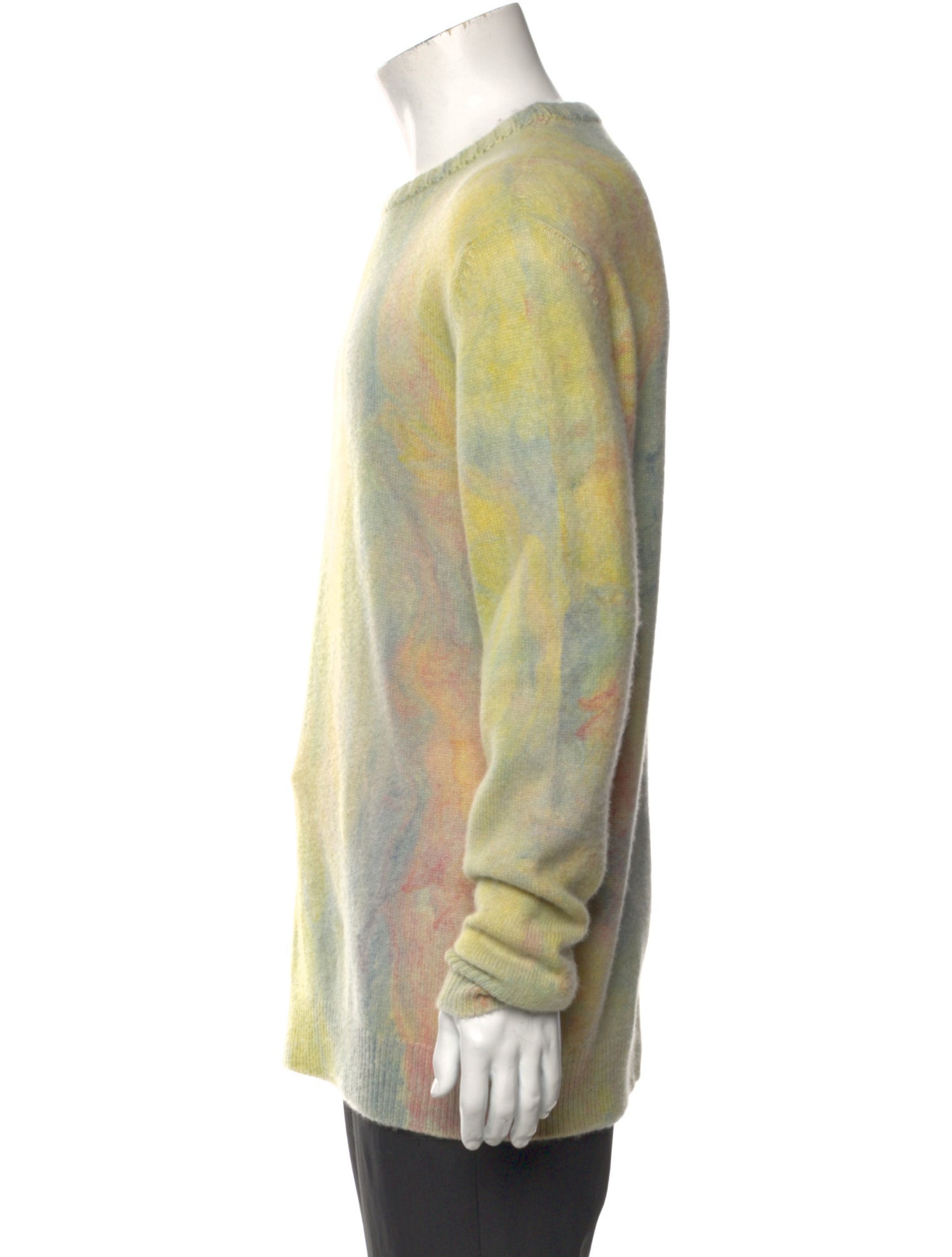 Harden Cashmere Tie-Dye Print Pullover